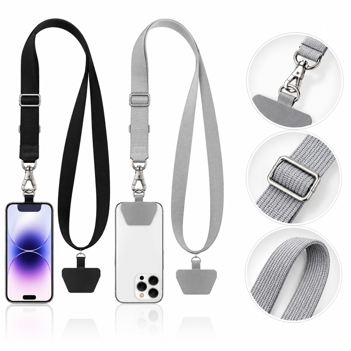 Adjustable Crossbody Phone Chain Lanyard